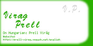 virag prell business card